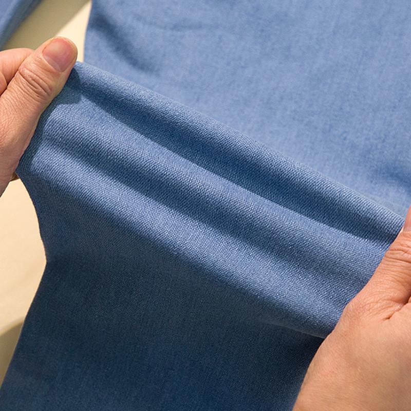 Dámské džíny s elastickým pasem Jarní Slim Strečové Tužkové Džíny Univerzální Ležérní Dámské Boyfriend Džínové Kalhoty