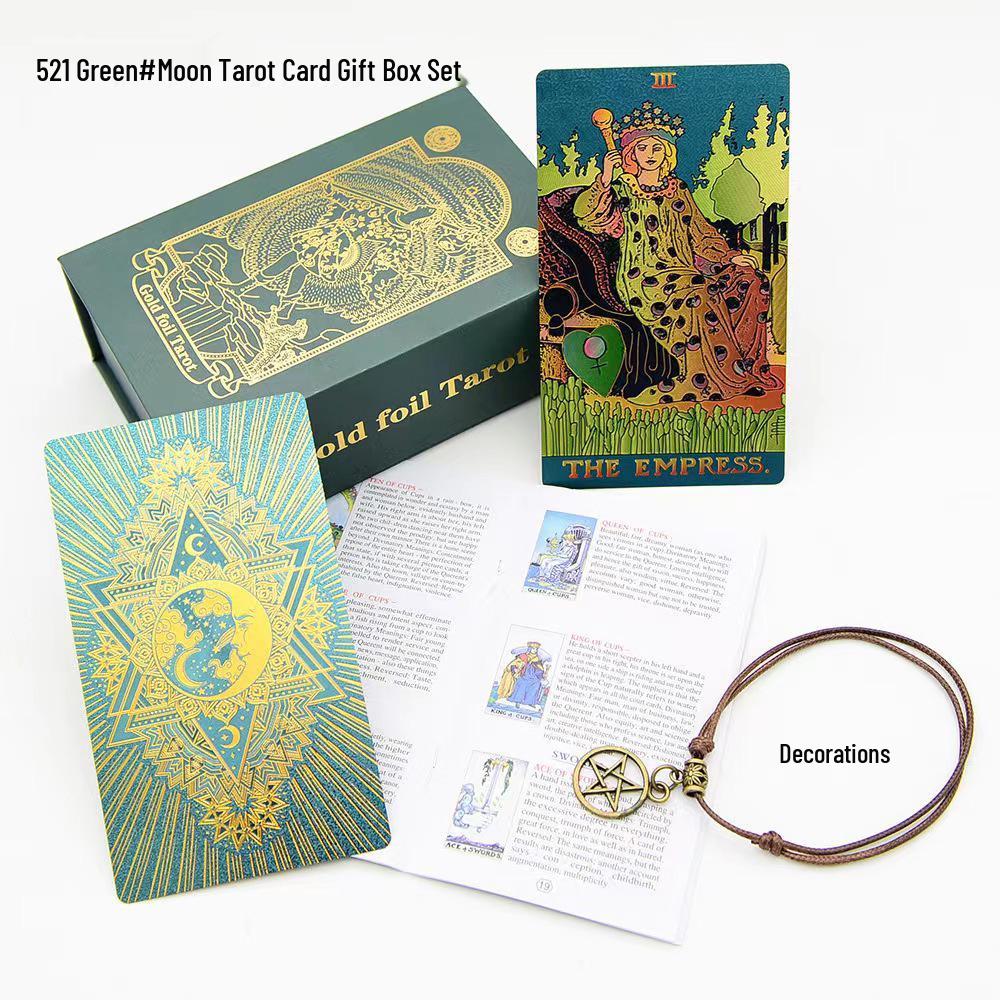 Waterproof Black PVC Tarot Cards - Colorful 78 Card Deck for Board Games