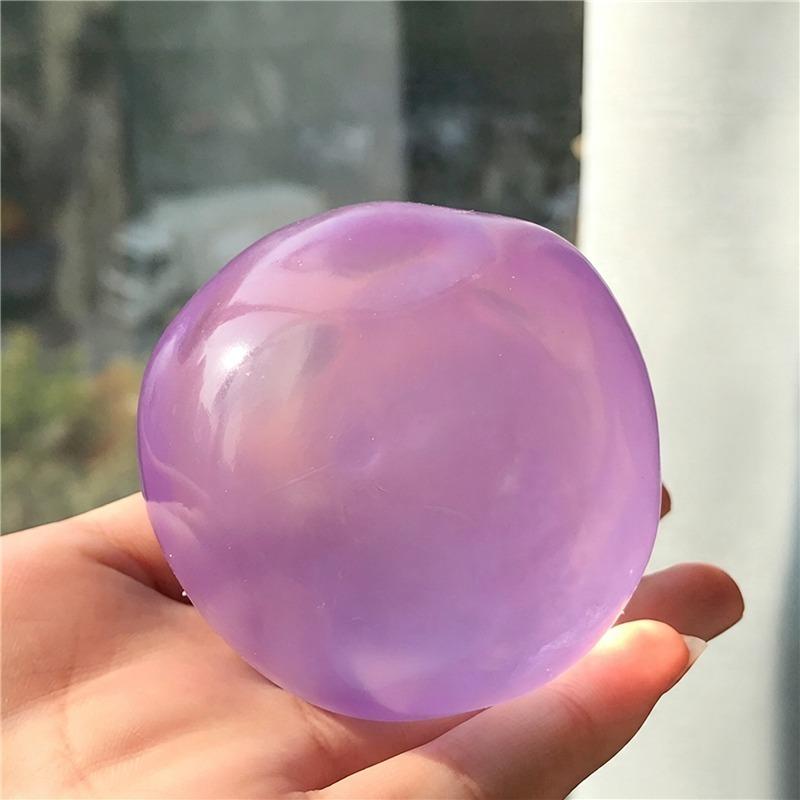 Pearl Gem Squishy Squeeze Toy Vaseline Filled Malleable Non Rebound Anti-Anxiety Soothing Relax Stress Ball Adults Portable Gift