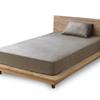 [Winter Warmth] Iris Ohyama Quick-Drying Chambray Fitted Sheet, Single Size, for FallWinter, Soft and Moist, Long-Lasting Friction Resistant,