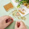 2000Pcs Brass Spacer Beads, Seamless, Round, Real 24K Gold Plated, 2.4mm