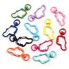 10Pcs Colorful Lobster Clasps Heart Star Moon Shaped Lobster Clasp Snap Hooks DIY Key Ring Bags Chains  Jewelry Making Findings