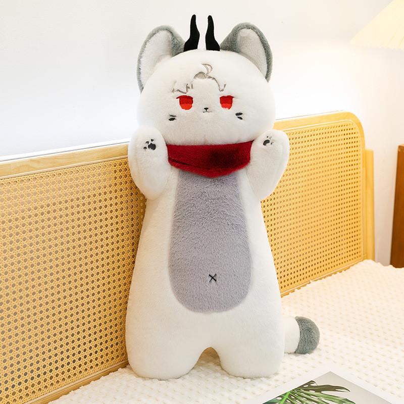 Siamese Cat Plush Toy Long Animal Pillow Gift For Kids And Teens