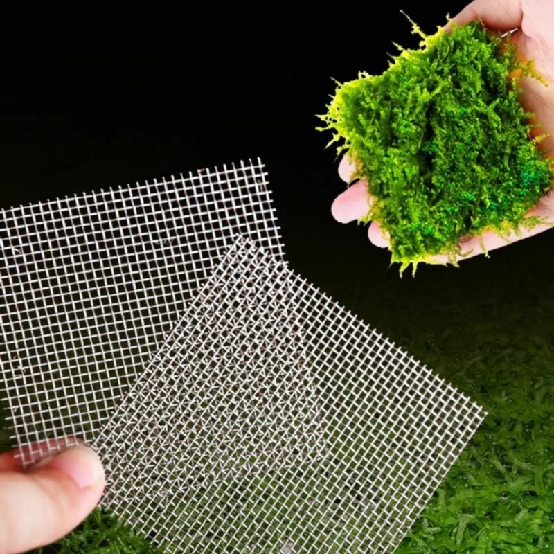 Confezione da 10 Fogli Griglia per Layout Acquari Piantati Acciaio Inossidabile Maglia Quadrata da 10 cm/3,93 pollici per Acquari di Piante e Pesci Scena Espositiva