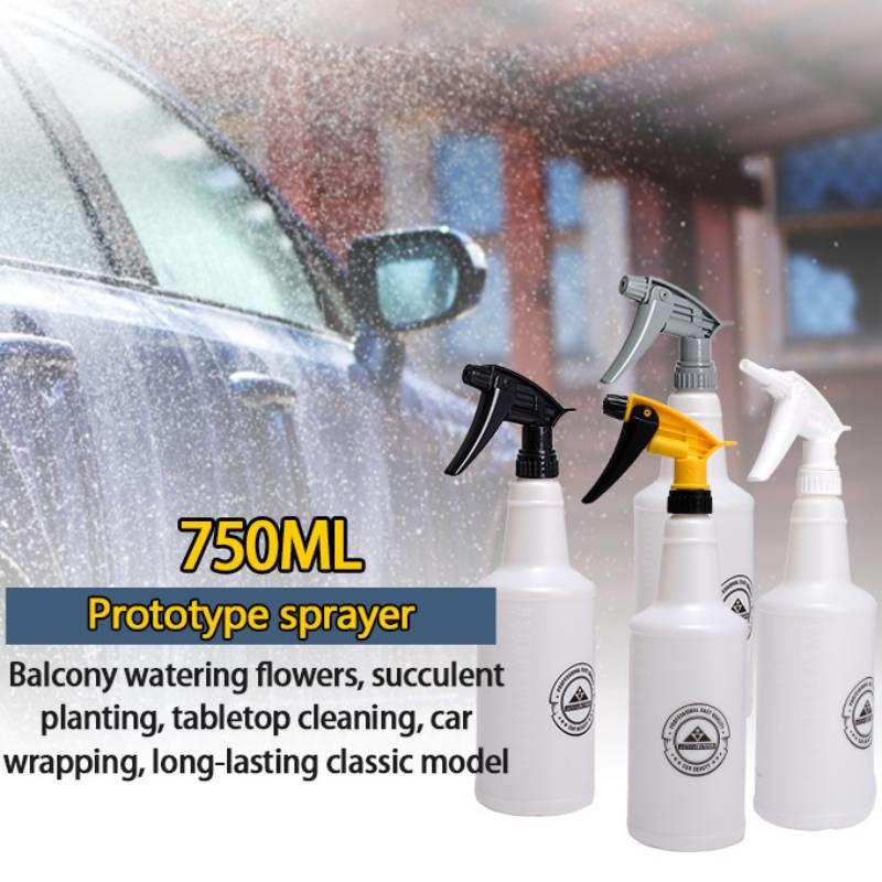 750Ml Fl Oz Empty Plastic Spray Bottles, Reusable, For Cleaning Solutions, Water, Auto Detailing Or Bathroom And Kitchen