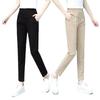 High Waist Korean Style Spring Harem Pants - Cotton Linen Ice Silk, Slimming and Comfortable Casual Wear