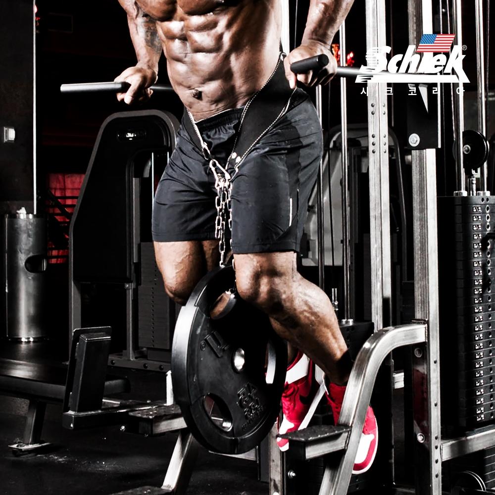 

SCHIEK B5008 Черный кожаный тяжелый ремень с подтяжками, глубокий ремень Chic Chic