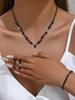 Elegant Bridal Necklace and Earring Set: Fashionable and Versatile Jewelry