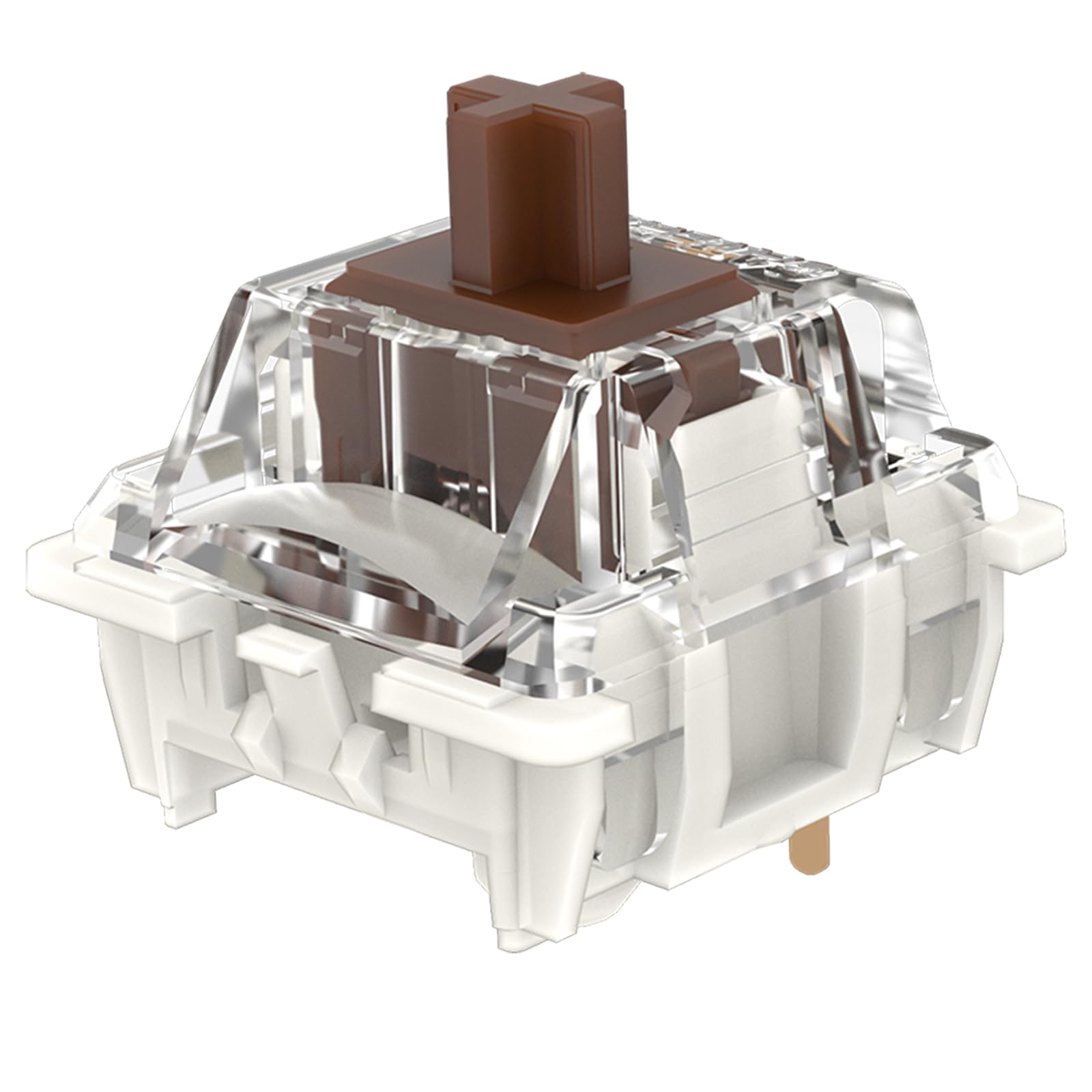 

Gateron Pro Switch G PRO Brown RGB and Brown Compatible with MX Mechanical Keyboards Brown 3.0, 3-Pin Pre-Lubricated Yellow, Red, (36 Switches)