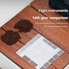 Stainless Steel Coffee Grinder Scale 16 Level Comparison Coffee Powder Thickness Comparison Scale Coffee Grind Reference Card
