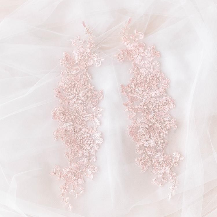 Thousand Colors Bride With Lace Accessories, White Car Bone Lace Handmade Diy Headdress Flower Material