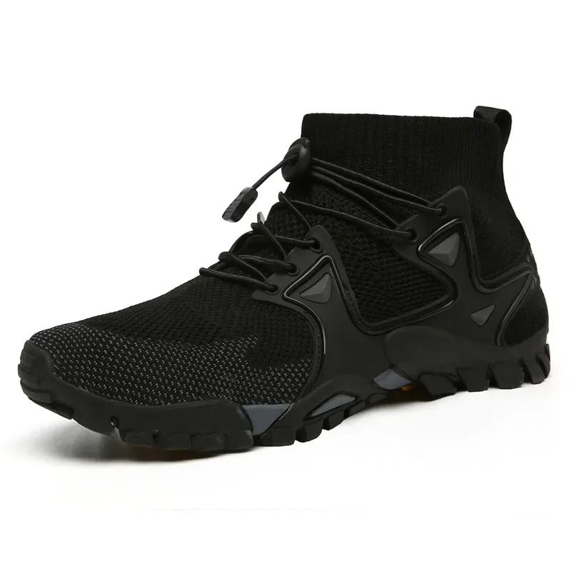 Fashion 2025 Summer Men's Casual Mesh Breathable Men's Sneakers Outdoor Slip-On Men's Shoes Lightweight Men Wading Shoes Zapatillas Male