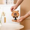 Capybara-Shaped Wooden Phone Holder: Handcrafted Multi-Wood Desktop Gift