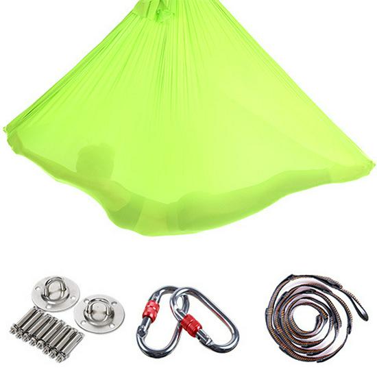 Inversion Gravity Bungee Aerial Yoga Hammock with Hanging Straps for Home or Studio