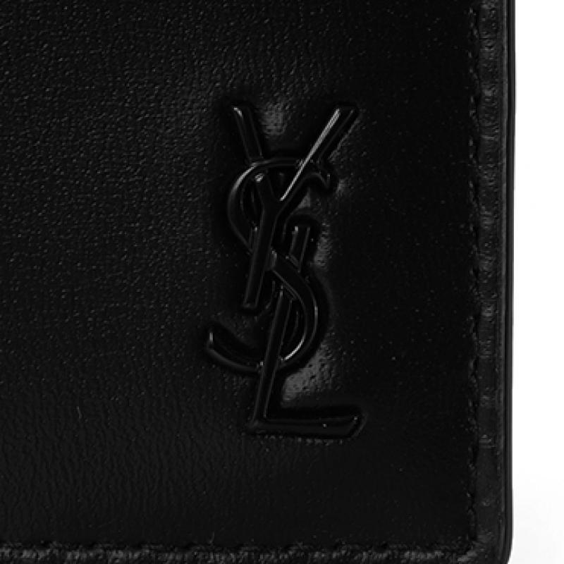Saint Laurent Μικρό Πορτοφολάκι Καρτών με Μονογράμματα 607603 1jb0u 1000