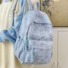 Schoolbag Tie-dye National Style Ins Schoolbag Female College Student Simple Junior High School Student Backpack Lightweight Versatile Large Capacity