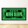Wall Art Gold Modern Popular Colorful Hundred Money Canvas Painting Quadro Street Abstract Poster Picture Home Decor