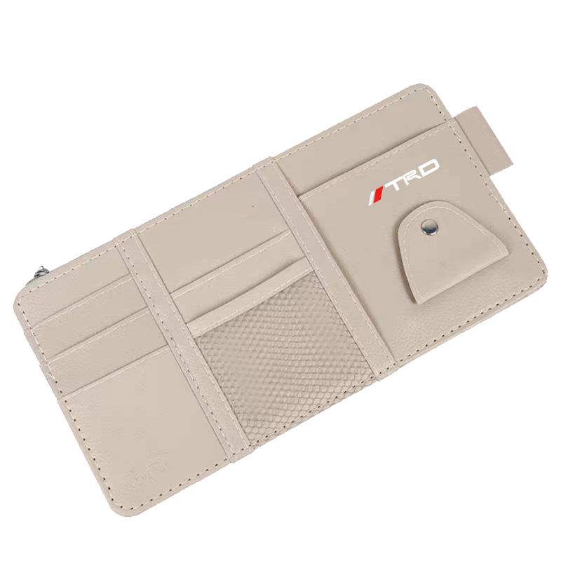 Car Sun Visor Point Type Multi-function Storage Bag Car Accessories for Toyota TRD GR Chr Corolla Camry Rav4 Yaris Hilux Prius Fortuner