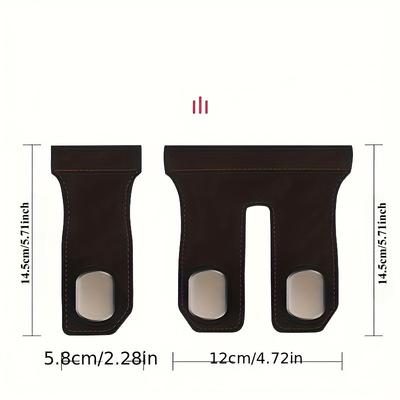 1pc Metal Car Storage Hook for Co-Driver Glove Box Front Seat Mount Anti-Roll Organizer Durable Rust-Resistant Car Accessory
