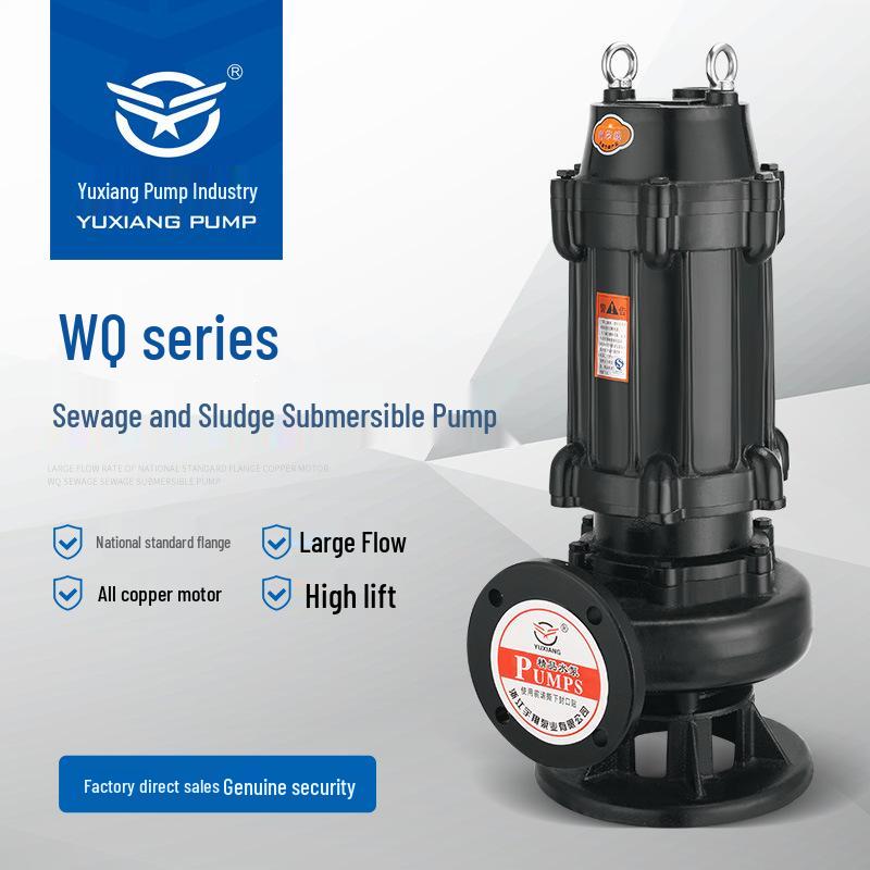 WQ Submersible Sewage Pump: Complete Models for 2-inch, 3-inch, and 4-inch Sump Drainage & Flood Control.