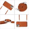 Lanyard Crossbody leather Case For iPhone 13 12 11 Pro Max XS MAX XR X 7 8 Plus Leather Card Slot With wallet Cover