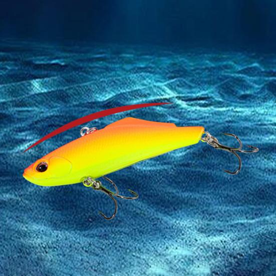 7CM/15.5G VIB Fishing Lure with Hooks Long Casting Hard Artificial Bait Freshwater Saltwater Trout Bass Walleye Fishing Accessories