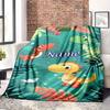 Dinosaur World Customize Your Name Outdoor Blanket Used For Chair Office Sofa Bed Camping Soft And Warm Giving Friends And Relatives Birthday