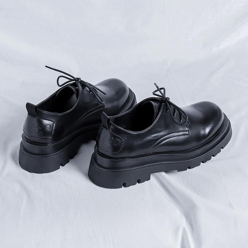 Leather Shoes For Man Genuine Leather Big Size Shoes High Quality Designer Formal Platform Casual Shoes Business