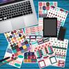 4/8 Planner Stickers Diary Accessories Stickers Notebook DIY Material Scrapbooking Stickers for Notebooks Creative Planning