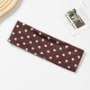 Fashion Polka Dot Makeup Hairband Hair Accessories New Wave Yoga Elastic Headband Sports Fitness Sweat-absorbent Hairband