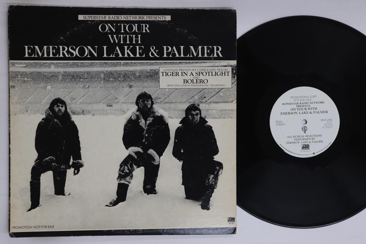 

LP Record EMERSON, LAKE & PALMER - On Tour With Emerson, Lake & Palmer PR281 ATLANTIC 1977 US Rock Used