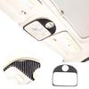 Hcilloend Carbon Fiber Interior Light Reading Light Rear Interior Light Interior Light Sticker for New Fiat 500 Easy Interior Custom Carbon Fiber Look