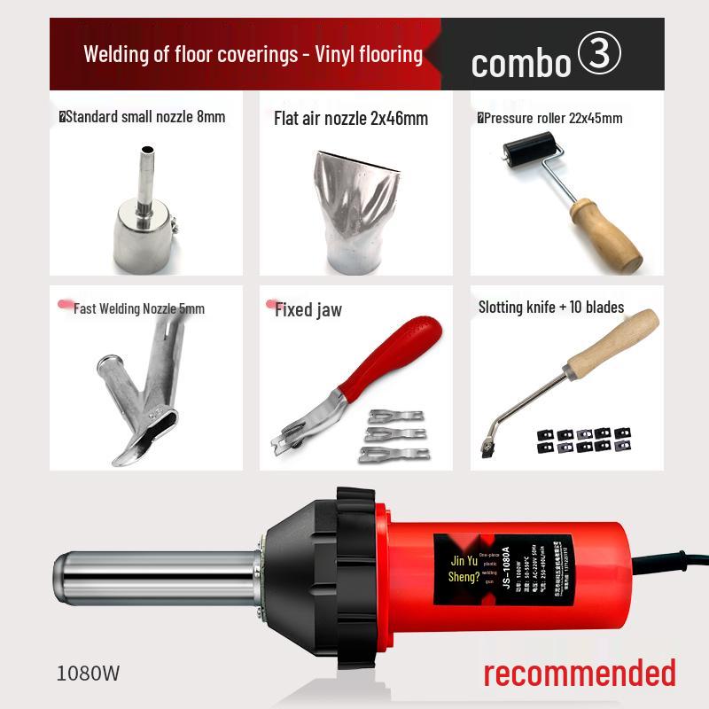 2000W High Power PVC & Plastic Welding Gun for Flooring, Film, and Sheet Applications