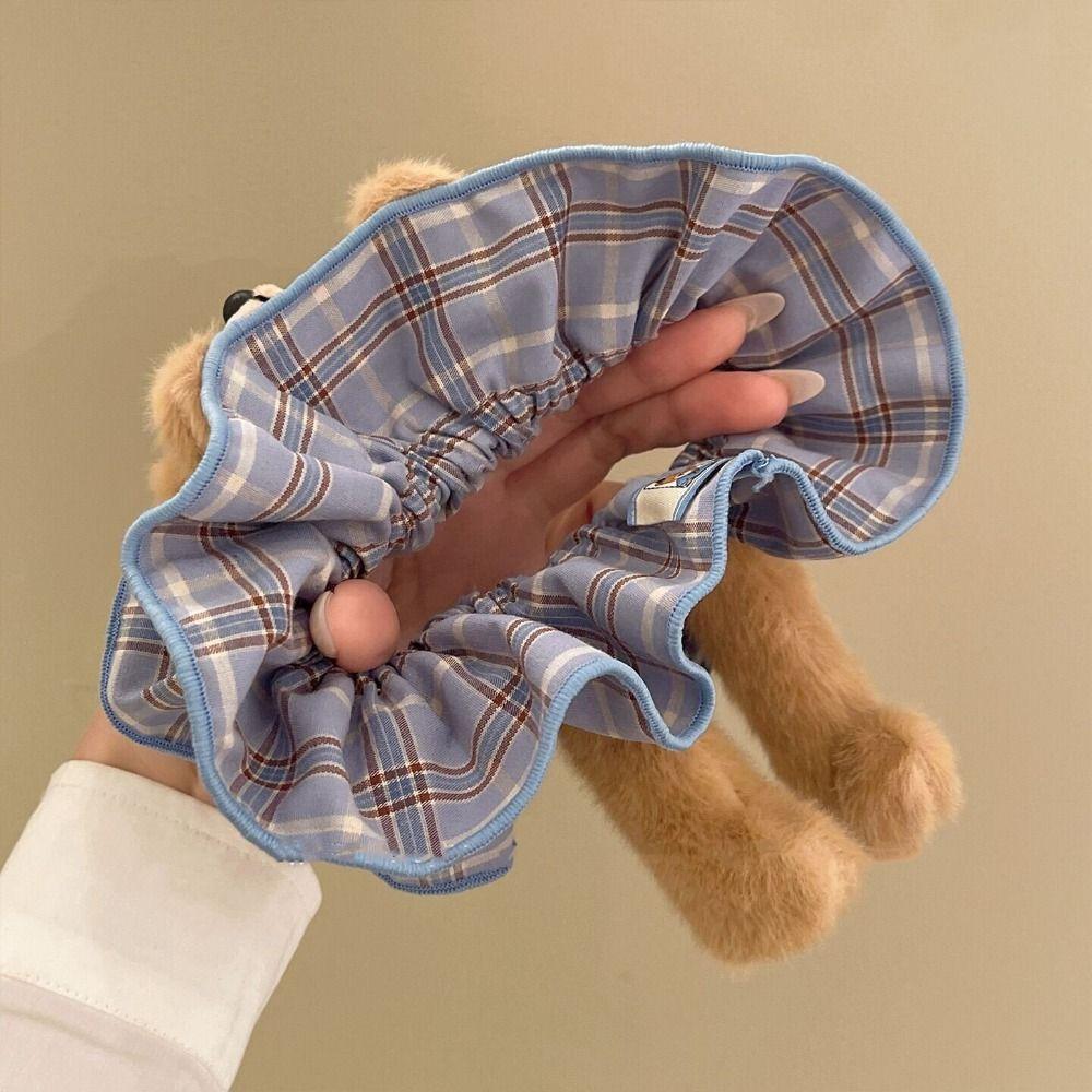 High Elasticity Plush Bear Hair Rope Cute Elastic Hair Bands Personality Hair Ties  Ladies