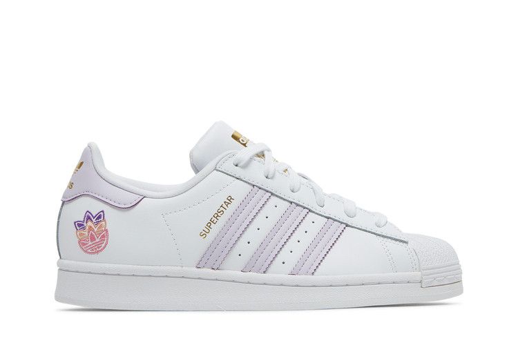 adidas Superstar Trefoil White Purple Tint (Women's)