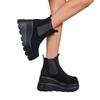 Winter suede wedge short boots women's thick-soled large-size small muffin sleeve fashion boots 43