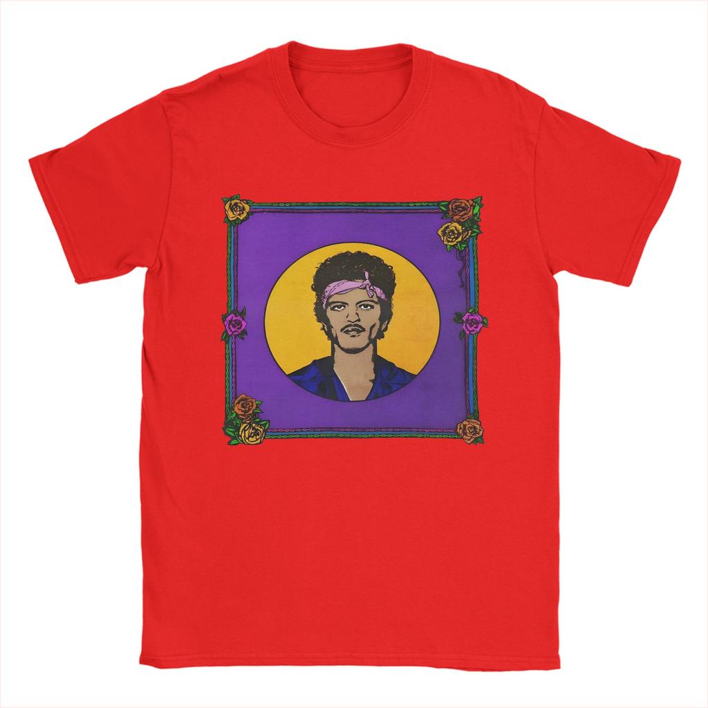 Bruno Mars The Romantic Flower T Shirt Men Pure Cotton Novelty TShirts Crew Neck Tee Shirt Short Sleeve Tops Birthday Gift