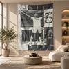 Decorative Tapestry,Jude Bellingham Printed Wall Art, Lightweight Wall Hanging For Bedroom Background