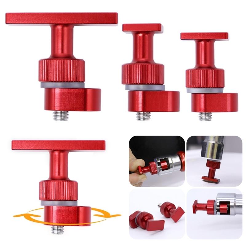 3Pcs Automotive Dent Repair Tool Gasket Lockable Puller Aluminum Drawing Plate Dent Repair Parts Reusable Puller