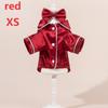 Satin Dog Pajama Set Cute Pet Sleepwear with Matching Bow Headband Soft Outfit for Tiny Puppy Kitten Indoor Wear