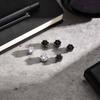 Vintage Dragon Claw Magnetic Ear Clip for Men,Punk Round Zircon Small Metal Earring,Cool No Ear Hole Jewelry Gift