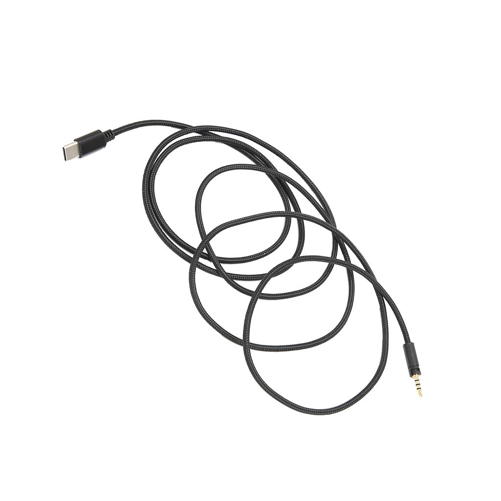 TypC Kopfhörer Audiokabel Verschleißfest Abschirmung Interferenz Kopfhörer Audiokabel