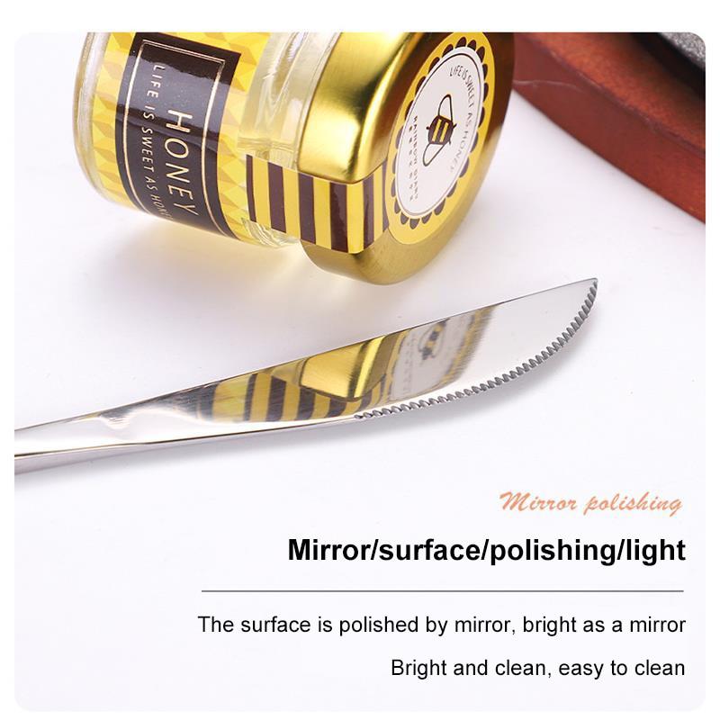 4Pcs/Set Silvery Stainless Steel Cutlery Set For Kitchen Dinnerware Knife Fork Spoon Set Cutlery Set Tableware Set Of Dishes