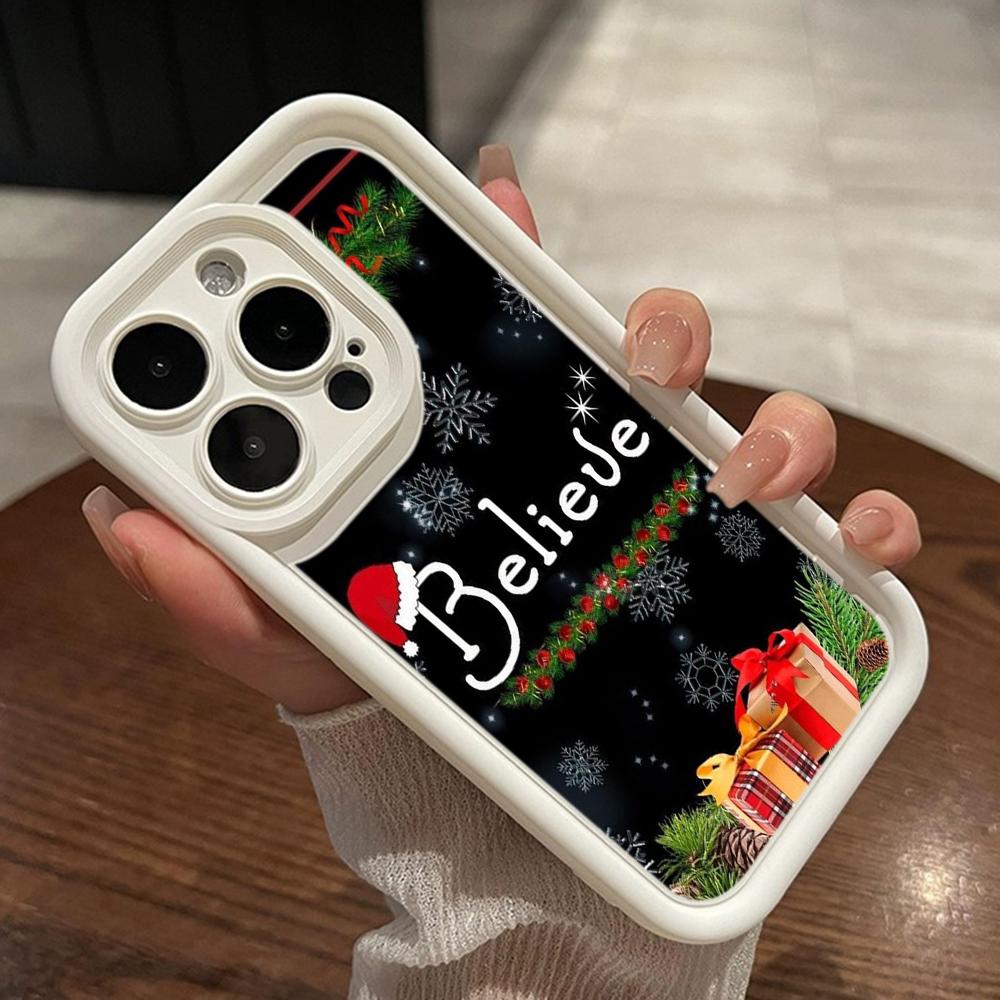 Měkké pouzdro Sky Eye Ladder pro Samsung A06 A15 A25 A35 A55 A14 A24 S23 S24 FE Všechny modely Samsung Pouzdra na telefon NY41 Vánoční stromeček Santa Claus
