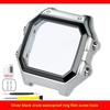 Mod kit AE1200 case for Casio 3299 AE-1200 AE-1300 stainless steel bezel metal band Bracelet mirror waterproof ring screws Parts