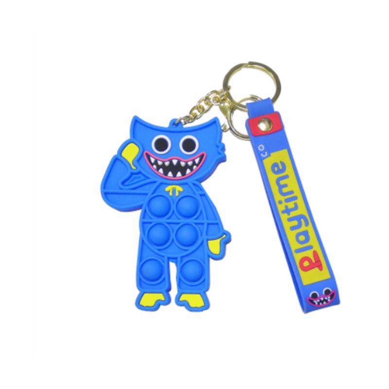 Poppy Playtime Huggy Wuggy Figurky Silikonový Klíčenka Přívěsek Hračka na Uvolnění Stresu