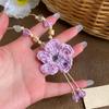 Shallow Summer Island Women's Dopamine Flower Necklace - 2026 Seaside Vacation Beaded Collarbone Chain.