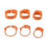 25/50 pcs chicken foot ring with adjustable inner diameter 2~2.4cm poultry digital ring duck and goose farm management supplies