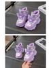 Girls' Fleece-Lined Snow Boots, 2025 Winter Style, Waterproof & Non-Slip, Warm Cotton Shoes for Medium & Large Kids