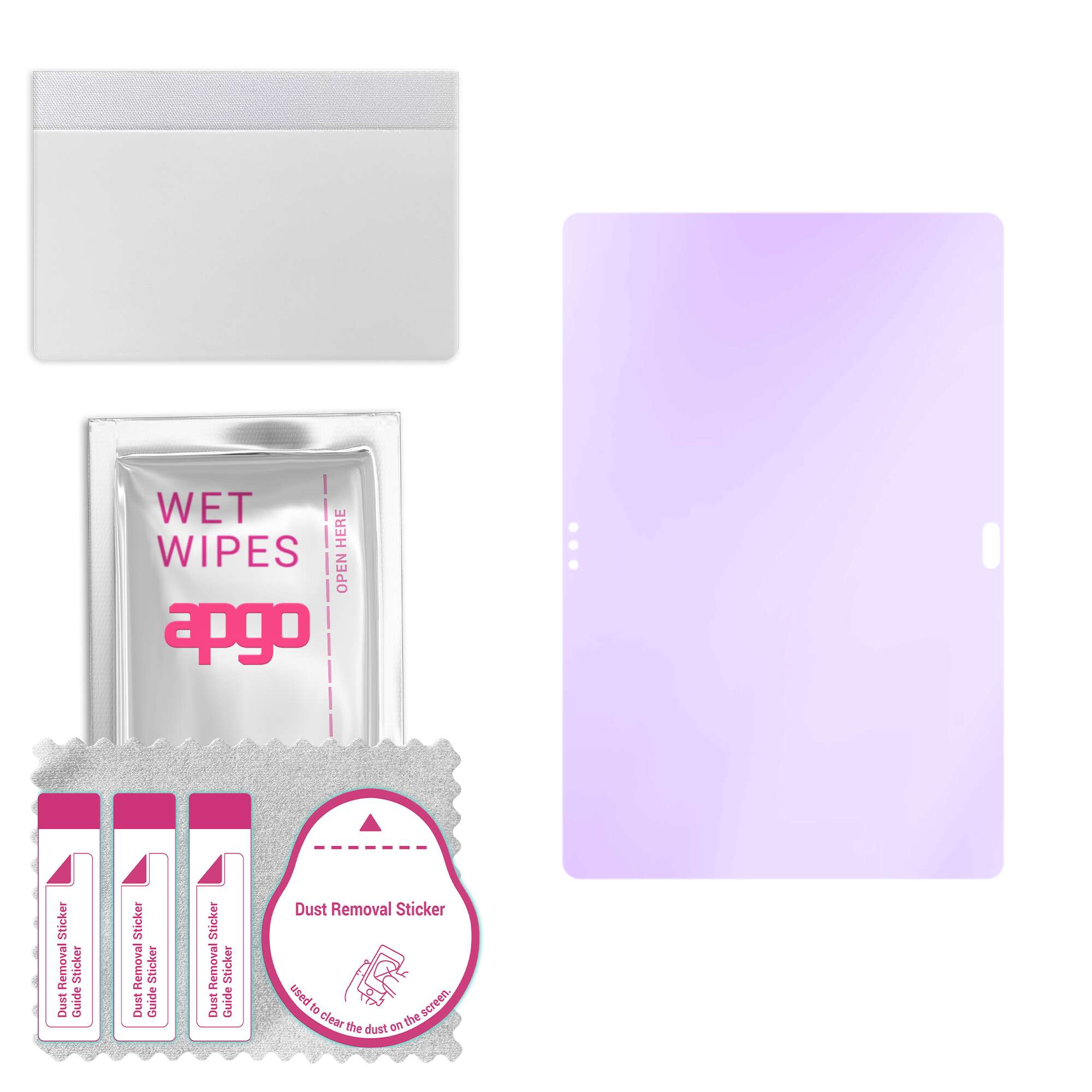 

apgo Anti-Blue 9H Hybrid protective glass compatible with Huawei MediaPad M5 Lite 10.1, flexible nano glass, great replacement for tempered glass, scr